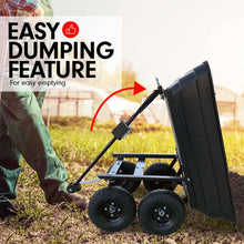 Load image into Gallery viewer, garden-trailer_tow-behind-trailer-for-ride-on-mower_rugged-cart