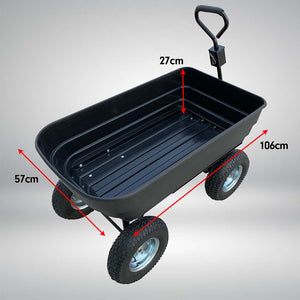 poly trailers + paddock dumping + heavy duty tipper trailer
