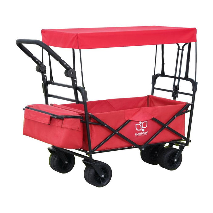 GCT-FABRIC-ROOF-120KG-RD-186688-garden-cart-trolley-wagon