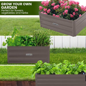 small gardenbed + vegetable pods + small garden bed