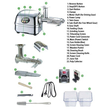 Load image into Gallery viewer, Angel Cold Press Juicer 5500 Twin Gear Juicer - Stainless Steel cold pressed juice extractor