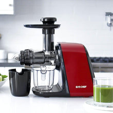 Load image into Gallery viewer, BioChef Axis Horizontal Compact Slow Juicer (Red,Silver)-Juicer-Just Juicers