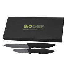 Load image into Gallery viewer, BioChef Ceramic Knife Twin Gift Set (Black)-Knife-Just Juicers