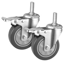 Load image into Gallery viewer, Castor Brake Wheels Soga Heavy Duty Polyurethane Swivel 4&quot; x 2-Bench-Just Juicers