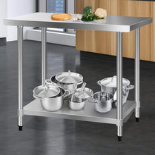 Load image into Gallery viewer, stainless steel kitchen benchtop and stainless benches