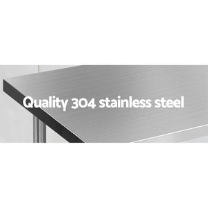 stainless steel table and steel bench - stainless steel kitchen bench