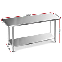 Load image into Gallery viewer, Cefito 1829 x 762mm Commercial Stainless Steel Kitchen Bench-Bench-Just Juicers