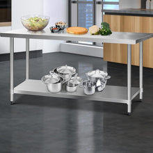 Load image into Gallery viewer, commercial stainless steel benches and stainless steel kitchen benchtop