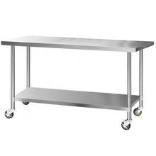 Load image into Gallery viewer, stainless steel table kitchen and stainless tables