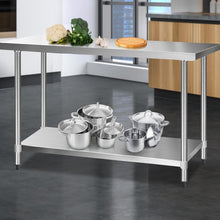 Load image into Gallery viewer, stainless workbench and steel bench