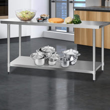 Load image into Gallery viewer, benches commercial and stainless steel workbench