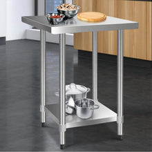 Load image into Gallery viewer, commercial stainless steel benches and steel tables