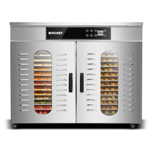 Commercial Food Dehydrator BioChef 32 Tray - Stainless Steel-Dehydrator-Just Juicers