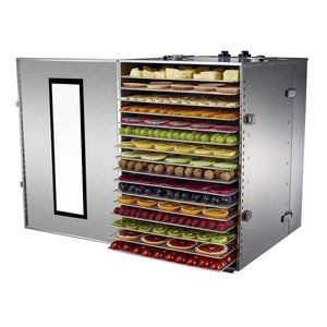 Commercial Food Dehydrator BioChef Premium 16 Tray - Stainless Steel-Dehydrator-Just Juicers