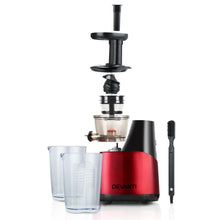 Load image into Gallery viewer, Devanti Cold Press Vertical Juicer - Red OBSOLETE-Juicer-Just Juicers