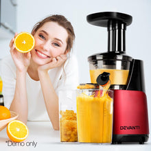 Load image into Gallery viewer, Devanti Cold Press Vertical Juicer - Red OBSOLETE-Juicer-Just Juicers