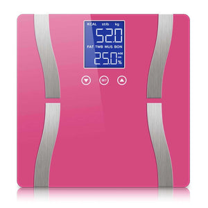 Digital Body Fat Scale Soga LCD Electronic - Pink-Scales-Just Juicers