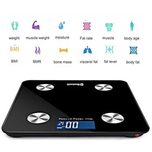 Digital Body Fat Scale Soga Wireless Bluetooth Health Analyser - White-Scales-Just Juicers