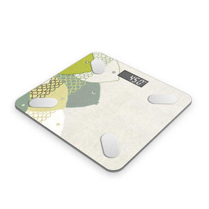 Digital Body Fat Scale Soga Wireless Bluetooth Health Analyser - White/Green-Scales-Just Juicers