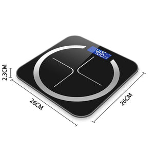 Electronic Scales Soga 180kg Digital Glass LCD - Black-Scales-Just Juicers