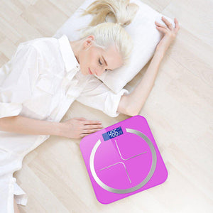 Electronic Scales Soga 180kg Digital Glass LCD - Pink-Scales-Just Juicers