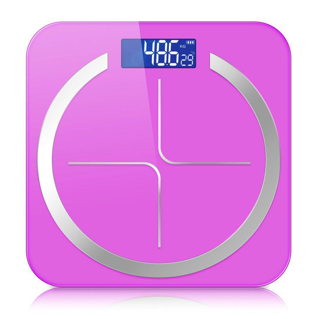 Electronic Scales Soga 180kg Digital Glass LCD - Pink-Scales-Just Juicers