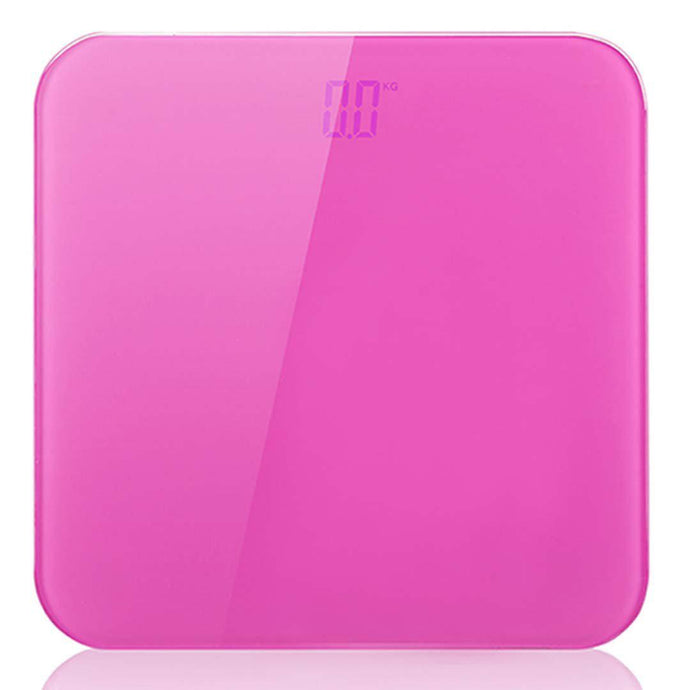 Electronic Scales Soga 180kg Digital Glass LCD - Pink-Scales-Just Juicers