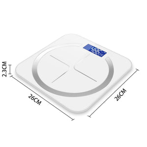 Electronic Scales Soga 180kg Glass LCD - White-Scales-Just Juicers