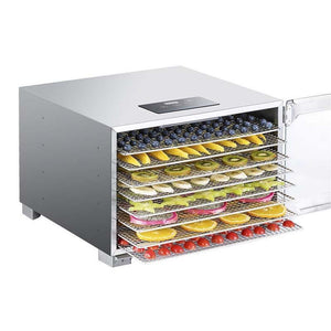 Food Dehydrator BioChef Kalahari 8 Tray - Stainless Steel-Dehydrator-Just Juicers