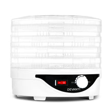 Load image into Gallery viewer, Food Dehydrator Devanti 5 Tray Plastic - White-Dehydrator-Just Juicers