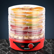 Load image into Gallery viewer, Food Dehydrator Devanti 7 Tray Plastic - Red-Dehydrator-Just Juicers