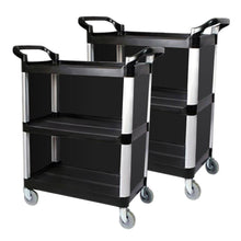Load image into Gallery viewer, Food Waste Cart Soga 3-Tier - Black-Bench-Just Juicers