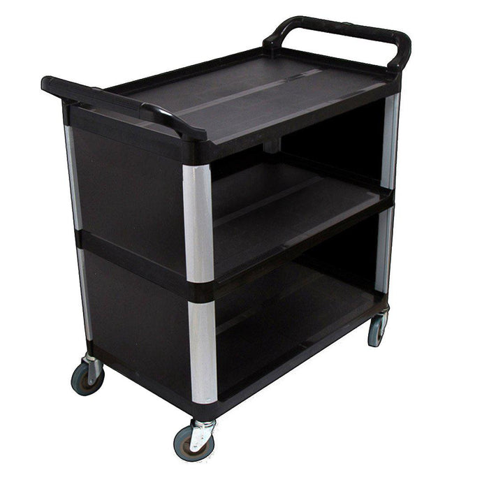 Food Waste Cart Soga 3-Tier - Black-Bench-Just Juicers