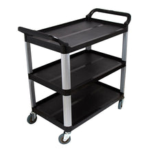 Load image into Gallery viewer, Food Waste Cart Soga 3-Tier Large - Black-Bench-Just Juicers