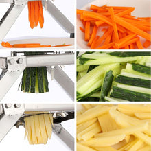 Load image into Gallery viewer, French Fry Fruit &amp; Vegetable Cutter Soga Commercial Stainless Steel 3 Blades-Food Prep-Just Juicers