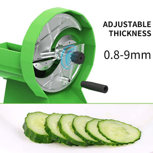 Fruit & Vegetable Slicer Machine Soga Commercial Manual - Green-Food Prep-Just Juicers