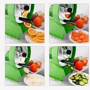 Fruit & Vegetable Slicer Machine Soga Commercial Manual - Green-Food Prep-Just Juicers