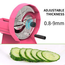 Load image into Gallery viewer, Fruit &amp; Vegetable Slicer Machine Soga Commercial Manual - Pink-Food Prep-Just Juicers