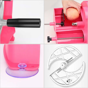 Fruit & Vegetable Slicer Machine Soga Commercial Manual - Pink-Food Prep-Just Juicers