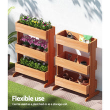 Load image into Gallery viewer, timber planter box + timber plant pot