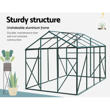 Load image into Gallery viewer, small greenhouse kits and sproutwell aluminium polycarbonate greenhouses