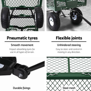 garden cart australia and garden dump cart - green trolley