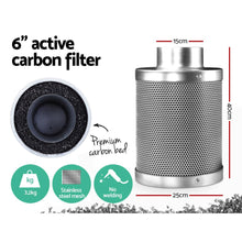 Load image into Gallery viewer, Greenfingers Hydroponic Activated Carbon Filter 6 inch-Hydroponics-Just Juicers