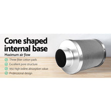 Load image into Gallery viewer, Greenfingers Hydroponic Activated Carbon Filter 6 inch-Hydroponics-Just Juicers
