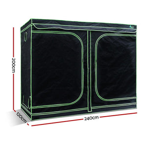 Greenfingers Hydroponics Grow Tent 2.4 x 1.2 x 2.0m-Hydroponics-Just Juicers