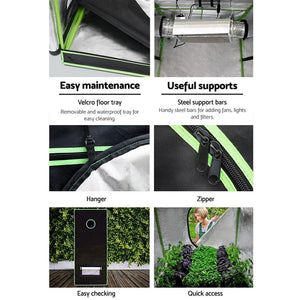 Greenfingers Hydroponics Grow Tent 2.4 x 1.2 x 2.0m-Hydroponics-Just Juicers