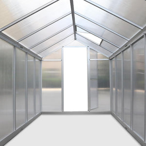 Greenhouse Greenfingers Aluminium & Polycarbonate 3.0m x 1.9m x 2.0m-Greenhouse-Just Juicers