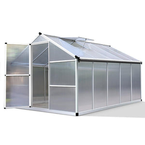 Greenhouse Greenfingers Aluminium & Polycarbonate 3.0m x 2.5m x 2.0m-Greenhouse-Just Juicers