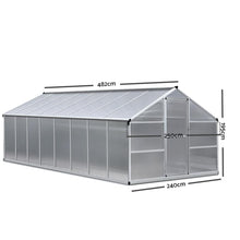 Load image into Gallery viewer, Greenhouse Greenfingers Aluminium &amp; Polycarbonate 4.8m x 2.5m x 2.0m-Greenhouse-Just Juicers