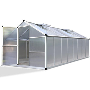 Greenhouse Greenfingers Aluminium & Polycarbonate 4.8m x 2.5m x 2.0m-Greenhouse-Just Juicers